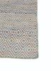 abrash gold wool and viscose flat weaves Rug - Corner
