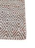abrash red and orange wool and viscose flat weaves Rug - Corner
