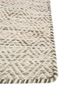 abrash green wool and viscose flat weaves Rug - Corner