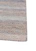abrash red and orange wool and viscose flat weaves Rug - Corner abrash red and orange wool and viscose flat weaves Rug - Corner