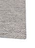 abrash grey and black wool and viscose flat weaves Rug - Corner