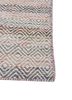 abrash blue wool and viscose flat weaves Rug - Corner abrash blue wool and viscose flat weaves Rug - Corner