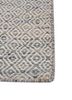 abrash blue wool and viscose flat weaves Rug - Corner abrash blue wool and viscose flat weaves Rug - Corner
