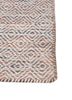 abrash red and orange wool and viscose flat weaves Rug - Corner abrash red and orange wool and viscose flat weaves Rug - Corner