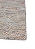abrash blue wool and viscose flat weaves Rug - Corner