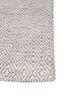 abrash pink and purple wool and viscose flat weaves Rug - Corner abrash pink and purple wool and viscose flat weaves Rug - Corner