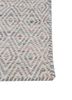 abrash pink and purple wool and viscose flat weaves Rug - Corner