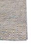 abrash pink and purple wool and viscose flat weaves Rug - Corner