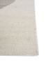 checkers blue wool and viscose flat weaves Rug - Corner