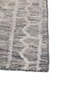 bedouin blue wool and viscose flat weaves Rug - Corner bedouin blue wool and viscose flat weaves Rug - Corner