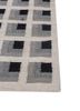 checkers ivory wool and viscose flat weaves Rug - Corner checkers ivory wool and viscose flat weaves Rug - Corner