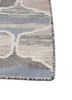 indusbar ivory wool and viscose flat weaves Rug - Corner