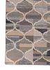 indusbar beige and brown wool and viscose flat weaves Rug - Corner indusbar beige and brown wool and viscose flat weaves Rug - Corner