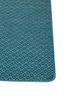 abrash blue wool and viscose flat weaves Rug - Corner abrash blue wool and viscose flat weaves Rug - Corner