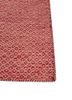 abrash red and orange wool and viscose flat weaves Rug - Corner abrash red and orange wool and viscose flat weaves Rug - Corner