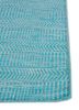 abrash blue wool and viscose flat weaves Rug - Corner abrash blue wool and viscose flat weaves Rug - Corner
