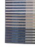 checkers blue wool and viscose flat weaves Rug - Corner checkers blue wool and viscose flat weaves Rug - Corner