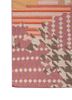 checkers beige and brown wool and viscose flat weaves Rug - Corner checkers beige and brown wool and viscose flat weaves Rug - Corner