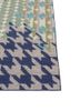 checkers grey and black wool and viscose flat weaves Rug - Corner checkers grey and black wool and viscose flat weaves Rug - Corner