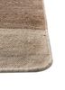abrash ivory wool and viscose flat weaves Rug - Corner