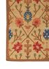 bedouin gold wool flat weaves Rug - Corner bedouin gold wool flat weaves Rug - Corner