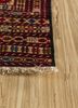 kiaan red and orange wool hand knotted Rug - Corner