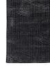 verve grey and black acrylic hand knotted Rug - Corner