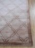azalea beige and brown bamboo silk hand knotted Rug - Corner azalea beige and brown bamboo silk hand knotted Rug - Corner