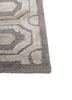 azalea grey and black bamboo silk hand knotted Rug - Corner azalea grey and black bamboo silk hand knotted Rug - Corner
