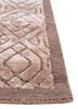 azalea beige and brown bamboo silk hand knotted Rug - Corner azalea beige and brown bamboo silk hand knotted Rug - Corner