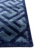 azalea blue bamboo silk hand knotted Rug - Corner azalea blue bamboo silk hand knotted Rug - Corner