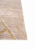 azalea beige and brown bamboo silk and zari hand knotted Rug - Corner azalea beige and brown bamboo silk and zari hand knotted Rug - Corner