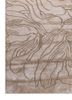 azalea ivory bamboo silk and zari hand knotted Rug - Corner azalea ivory bamboo silk and zari hand knotted Rug - Corner