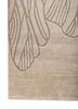 azalea ivory tencil and zari hand knotted Rug - Corner azalea ivory tencil and zari hand knotted Rug - Corner
