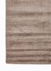 azalea beige and brown wool and bamboo silk hand knotted Rug - Corner