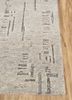 manifest ivory wool and bamboo silk hand knotted Rug - Corner manifest ivory wool and bamboo silk hand knotted Rug - Corner