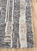 manifest grey and black wool and bamboo silk hand knotted Rug - Corner manifest grey and black wool and bamboo silk hand knotted Rug - Corner
