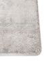 manifest grey and black wool and bamboo silk hand knotted Rug - Corner