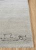 manifest ivory wool and bamboo silk hand knotted Rug - Corner manifest ivory wool and bamboo silk hand knotted Rug - Corner