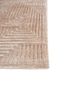 azalea ivory wool and bamboo silk hand knotted Rug - Corner