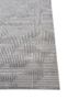 azalea grey and black wool and bamboo silk hand knotted Rug - Corner