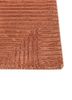 azalea red and orange wool and bamboo silk hand knotted Rug - Corner