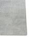 azalea blue wool and bamboo silk hand knotted Rug - Corner