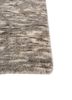 far east beige and brown wool and bamboo silk hand knotted Rug - Corner