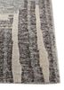 manifest ivory wool and bamboo silk hand knotted Rug - Corner