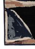 sthir blue wool hand knotted Rug - Corner