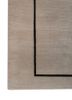 sthir ivory wool hand knotted Rug - Corner