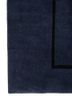 sthir blue wool hand knotted Rug - Corner sthir blue wool hand knotted Rug - Corner