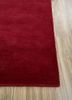 sthir red and orange wool hand knotted Rug - Corner