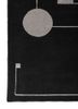 sthir grey and black wool hand knotted Rug - Corner sthir grey and black wool hand knotted Rug - Corner